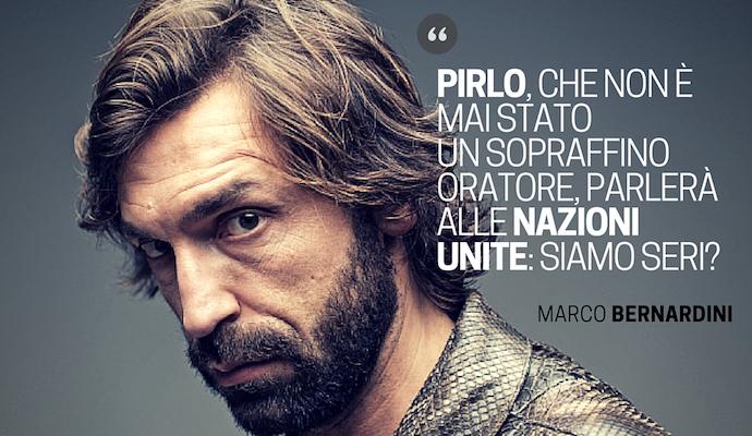 Pirlo all'ONU: ma sarà una cosa seria?